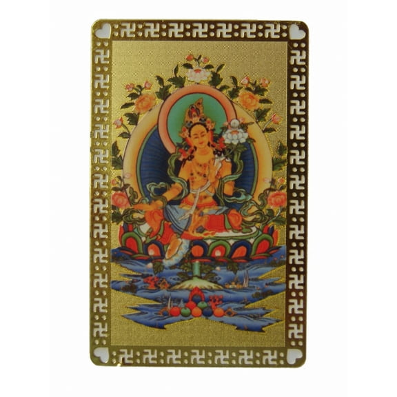 Yellow Tara Talisman Card