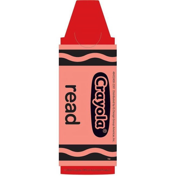 Eureka Crayola Bookmarks, 2" x 6", 36 Count (EU 843240)