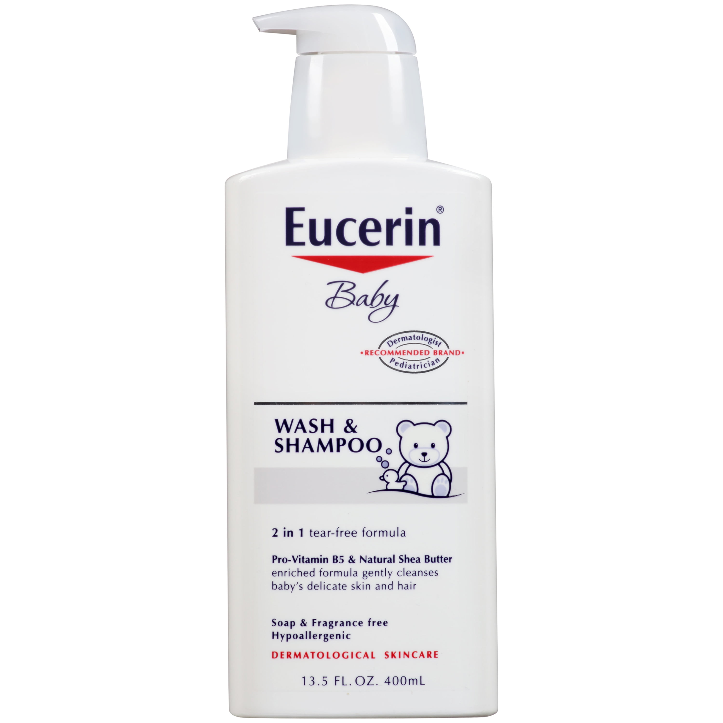 Eucerin Baby Wash and Shampoo Unscented 