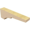 thumbnail image 5 of 2"W x 12"D x 4"H Thin Monterey Rough Cedar Woodgrain TimberThane Corbel, Primed Tan, 5 of 6