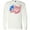 AA-White, variant on Inktastic Stylized American Flag Fourth of July Long Sleeve T-Shirt