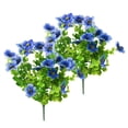 thumbnail image 1 of Jierger Fleurs Artificielles Factices pour Décoration Printanière Extérieure, 2 Pcs Fausses Soies Colorées Résistantes aux UV Réalistes pour Porche Extérieur Patio Maison Cour Jardin Jardinières Pots Boîte de Fenêtre, 1 of 9