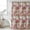 White Red, variant on Vintage Spring Floral Shower Curtain, Waterproof Shower Curtains for Bathroom, Summer Botanical Watercolor Washable Fabric Bathtub Curtain Set Bath Decor with 12 Hooks Stall 36"x72"