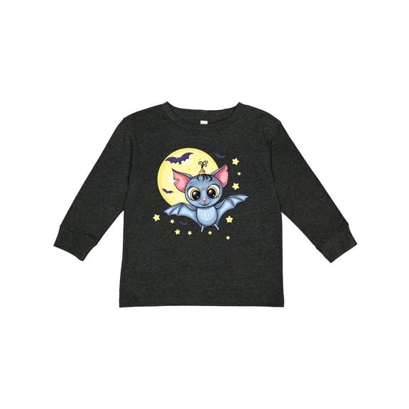 Inktastic Halloween Bat Boys or Girls Long Sleeve Toddler T-Shirt