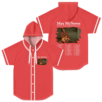 Max McNown The Forever Ain’t Long Enough Tour Baseball Jersey Women Men Hooded Short Sleeve Shirt Casual Trendy T-shirt