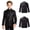 Black, variant on Boys Shiny Sequins Tuxedo Suit Jacket Coat for Halloween Party Festival Dance 6-16 Burgundy 10