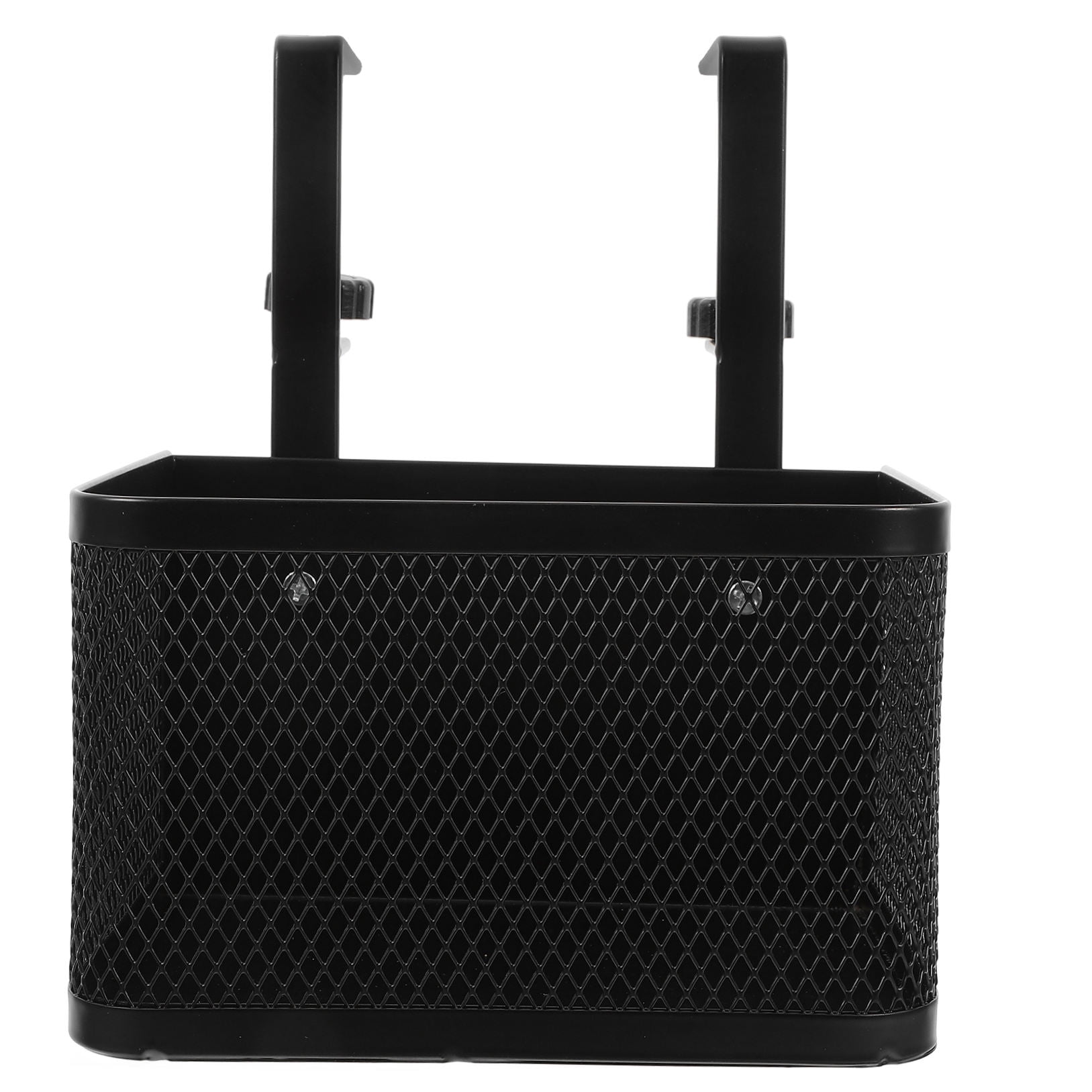 Hytrove Black Desk Side Organizer 1 Set, Compact Storage Solution 15.7 x 6.3 x 4.9 Inches for Office and Home