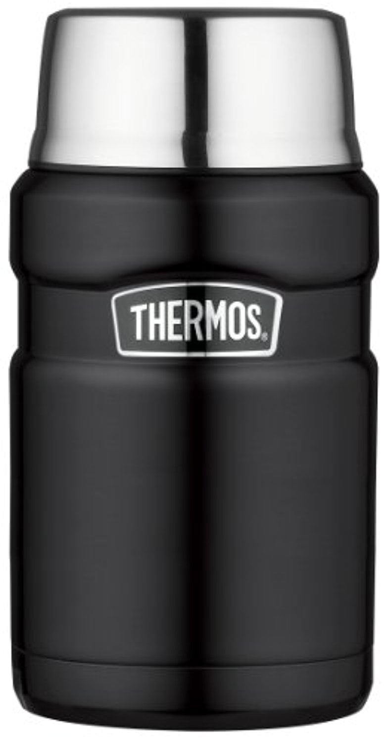 Thermos Stainless King 24 Ounce Food Jar, Matte Black