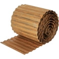 thumbnail image 1 of FT Pre-Rusted Metal Corrugated Garden Border Edging - ; H. Sturdy Steel Landscape Lawn Edging - Bendable Long Strips of Flexible Garden Fence for Raised Flower Bed Tree Surrounds, 1 of 9
