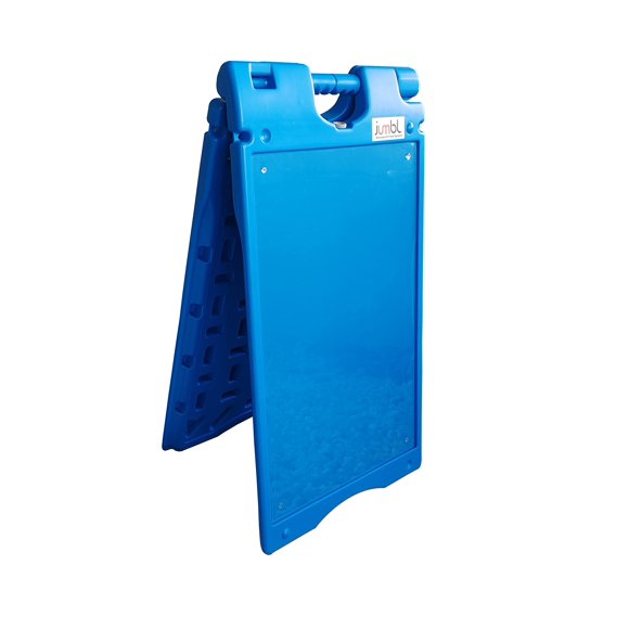 Letrero en forma de A Jumbl de 40 cm x 66 cm con protector de letrero de PVC