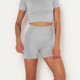 thumbnail image 3 of Gibobby Shorts Gym Mujer Mallas sin costuras para mujer, mallas para el trasero, pantalones cortos de Yoga para gimnasio(Gris, M), 3 of 5