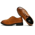 thumbnail image 6 of DADAWEN Boys Shoes Classic Leather Uniform Oxfords 4 Big Kid, 6 of 7