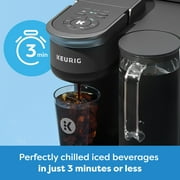 Keurig K-Brew + صانع قهوة K-Cup بارد مثلج أو ساخن ذو خدمة واحدة