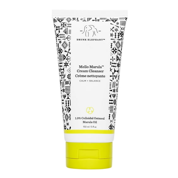 Drunk Elephant Mello Marula Cream Cleanser - 150 ml - gentle face wash - free of essential oils, silicones, and fragrances