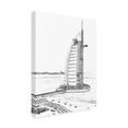 thumbnail image 2 of Melissa Wang 'Dubai in Black and White I' Canvas Art, 2 of 3