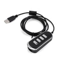 thumbnail image 3 of Convertidor de Adaptador de Cable de línea de conversión de Auriculares de Audio RJ9 a USB con Caja de Control Transmisor de línea de Auriculares de computadora Línea de Auriculares Unbranded XD04768, 3 of 7