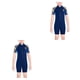thumbnail image 3 of Bañador de buceo para niños Eigraketly traje de baño corto de una pieza color Azul marino M, 3 of 5