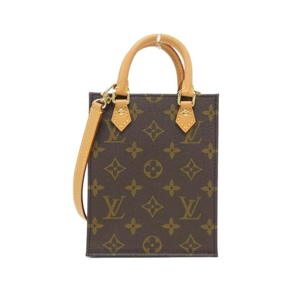 Pre-Owned Louis Vuitton Monogram Petite Sac Plat M81295 Handbag (Good)