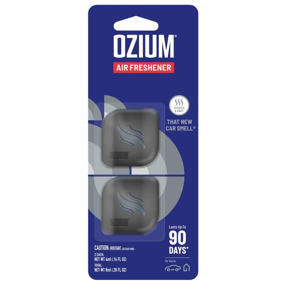 Ambientador con clip para ventilación de coche, membrana Ozium, paquete de 2