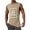 Khaki, variant on TIANZEN Personalizable ’s Tank Top For Customizable Graphic And Text Design Breathable Sleeveless Shirt For Everyday Wear Shirt for Men