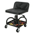 thumbnail image 1 of EDTara Tabouret d'Atelier Roulant Robuste avec Roues Verrouillables, Capacité de 300 lb, Hauteur Réglable et Plateau à Outils, Siège Mécanique Rembourré pour Garage, 1 of 5
