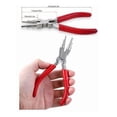 thumbnail image 2 of Jewellery Craft Pliers Set Nylon Flat Nose Pliers Mini Jewelry Pliers Jewelry DIY Pliers Six Section Handmade Wire Wrap Modeling Pliers(3pcs), 2 of 5