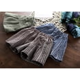thumbnail image 4 of ContiKids Toddler Girls Boys Comfort Summer Linen Hemp Fashion Pull On Shorts Green 5-6 Years, 4 of 5