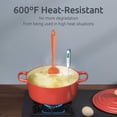 thumbnail image 2 of Ensemble de Spatules en Silicone Résistant à la Chaleur jusqu'à 600 Degrés Fahrenheit (Orange), 2 of 7