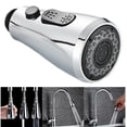 thumbnail image 3 of Allume Kitchen Faucet Head Replacement, Simple Kitchen Sink Faucet Parts, Pull Down Faucet Sprayer Head Nozzle, Centralized Spray and Injection Mode Silver, 3 of 11