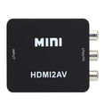 thumbnail image 1 of Adaptador Convertidor Adaptador Soporte 1080P Para / / VHS / VCR / Cámara / Sunnimix Adaptador HDMI a AV, 1 of 8