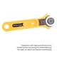 thumbnail image 5 of Cortador Giratorio de Tela Para Bricolaje, Agarre Cómodo, Ángulo Ajustable, Uso Con la Mano Izquierda Derecha, Ideal para Manualidadas, Costura, Corte de Papel, Con Cojín de, 5 of 7