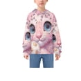 thumbnail image 3 of DIXRUYEE Youth Hoodie Pullover Sweatshirt Sparkle Cub & Soccer Printed, 3 of 9