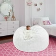 thumbnail image 3 of Bean Bag,Bean Bag Chair Cover,Big Huge Giant Bean Bag Chair for Adults,(No Filler) Bean Bag Chair for Adults Kids Comfy Giant Round Beanbag Lazy Sofa Cover Washable Covers,Double Stitched Seams, 3 of 8