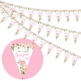 thumbnail image 7 of She's Been Scooped Up Bridal Shower Decorations, 3PCS Flower Ice Cream Bridal Party Decorations Triangle Pennant Flag Banner for Women Wedding Bridal Shower Birthday Bachelorette Engagement, 7 of 7