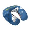 thumbnail image 2 of KLL Great White Shark Pattern Memory Foam Cervical Neck Pillow Versatile U-Shaped Pillows for Home/Office/Camping/Travelling/Soft Washable Cover, 2 of 8