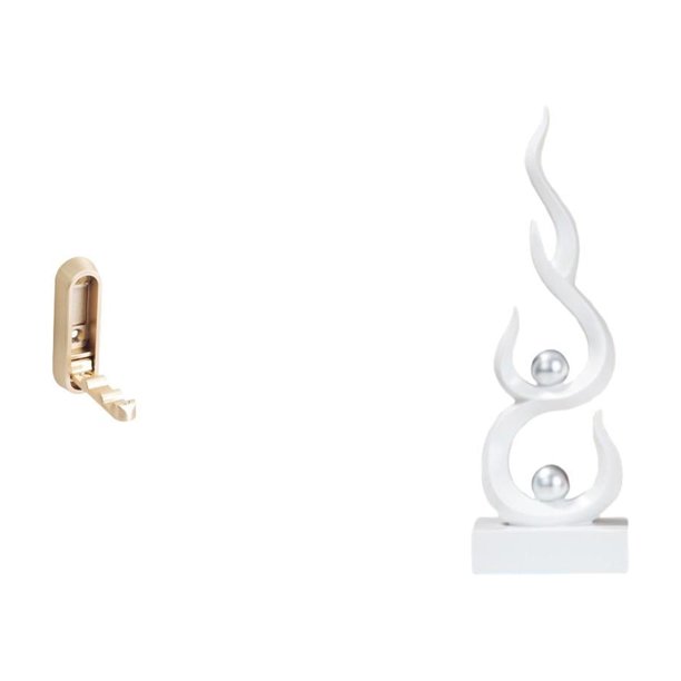 Gancho de pared plegable,Percheros plegables de pared,Escultura abstracta de fuego,Estatua de arte abstracto,adorno para decoración del hogar,Escultura de fuego moderna,coleccionable,regalo