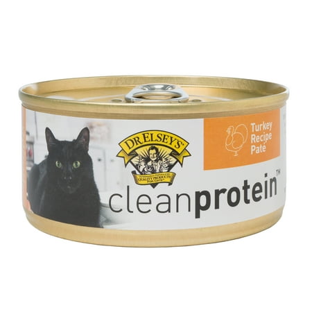 (24 Pack) Dr. Elsey's cleanprotein Turkey Formula Grain Free Wet Cat Food, 5.5 oz.