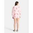 thumbnail image 2 of No Boundaries Christmas Plush Sweater and Shorts Set, 2-Piece, Women’s, 2 of 4