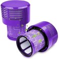 thumbnail image 1 of 2 Pack Filter Compatible with Dyson V10, Vacuum Cleaner Filter Accessory, Cyclone Vacuum Cleaner Replacement Part for Compatible Washable Vacuum Filter, Total Clean, Washable Replace, 1 of 3