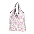 thumbnail image 1 of Custom Fashion Marie Cat Anime Pattern Shopping Tote Bags Portable Grocery Shoulder Shopper Bag, 1 of 5