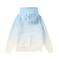 thumbnail image 4 of Htigea Womens Hoodies Cute Ears Hooded Sweatshirts Preppy Long Sleeve Pullover Casual Loose Fit Tops with Kangaroo Pocket Light Blue M, 4 of 5