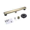 thumbnail image 3 of Wowow 24 in. Linear Shower Drain in Brushed Nickel with Removable Cover Grate, 3 of 7