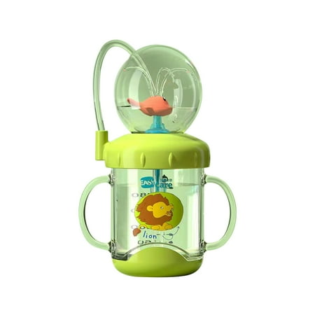 

Cute Diving Portable Water Cup Whales Water Spray Cup Baby Straw Cup