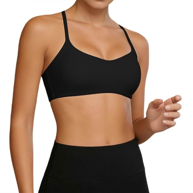 Yoga Bra for HighImpact Activities Supportive Adjustable Strap Sports Top for Exercise Running Yoga and Workouts