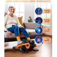 thumbnail image 3 of Under Desk Elliptical Machine with 12 Adjustable Speed, Quiet & Portable Seated Pedal with Remote Control & Non-Slip Foot Straps, 3 of 6