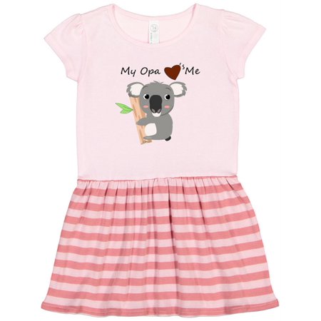 

Inktastic Koala ( Opa Loves Me) Gift Toddler Girl Dress