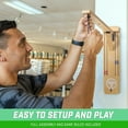 thumbnail image 6 of GoSports Hook21 Ring Swing Game - Indoor or Outdoor Ring Toss Game with Foldable Arm - Natural, 6 of 6