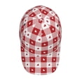 thumbnail image 4 of Balery Baseball Cap Adjustable Size for Running Workouts and Outdoor Activities All Seasons Dad Hat(Plaid Heart), 4 of 9