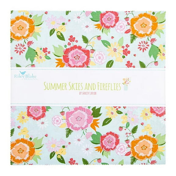 Riley Blake - Summer Skies and Fireflies 10" Stacker 42 pcs