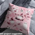 thumbnail image 2 of Feelyou Halloween Fabric by the Yard 5 Yards for Teens, Light Pink Room Decor Fabric by the Yard, Kawaii Ghost Fabric for Sewing, Luxury Bedroom Decor, 2 of 6